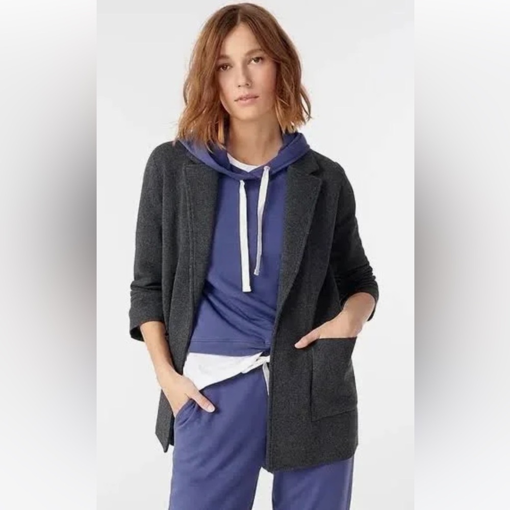 J. Crew Sophie charcoal Sweater blazer